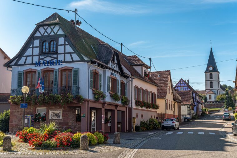Centre du village de Morsbronn-les-Bains