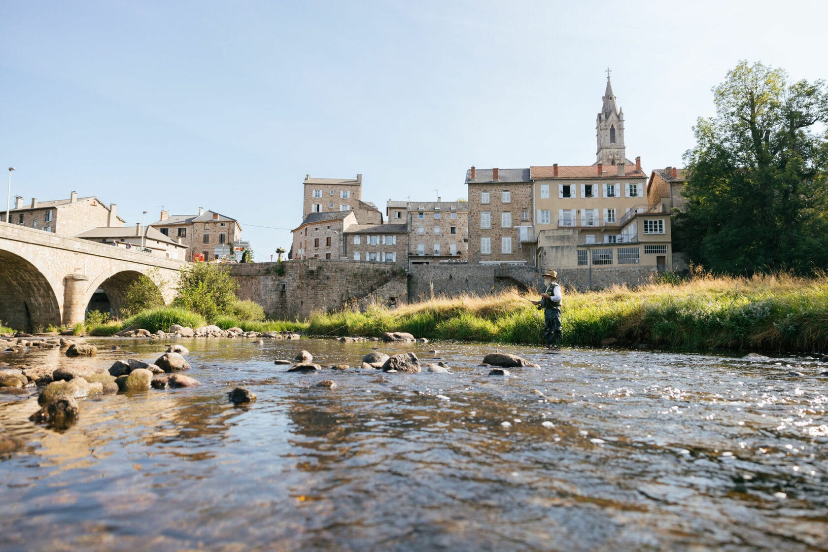 Village de Tence ©Naturofilm/Office de tourisme du Haut-Lignon